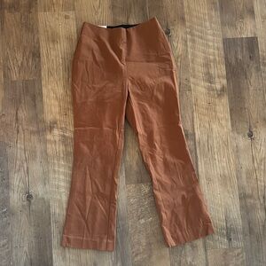 a. new day Kick Flare Burnt Orange Pants Size 2 Regular
